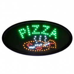 Alpine Industries ALP497 LED Pizza Sign, Oval