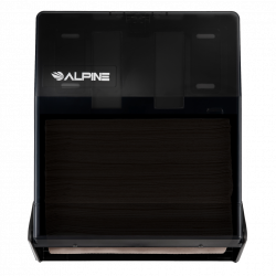 Alpine Industries ALP480 C-Fold/Multifold Paper Towel Dispenser, Stainless Steel Brushed