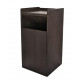 Alpine Industries ALP476 40 Gallon Wood Receptacle Enclosure with Drop Hole and Tray Shelf