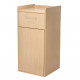 Alpine Industries ALP476 40 Gallon Wood Receptacle Enclosure with Drop Hole and Tray Shelf
