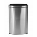 Alpine Industries ALP470 Stainless Steel Slim Open Trash Can, Brushed Stainless Steel