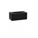 Alpine Industries ALP40 Black Acrylic Tissue Box Containers for Home or Business
