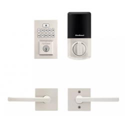 Kwikset 260 Smartcode Contemporary Electronic Deadbolt with Halifax Lever