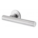  SS3550 Lever Handles On Quadaxial Fixing Roses, Satin Stainless Steel