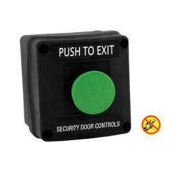SDC EP499 Explosion Proof Exit Mushroom Switch, Momentary (MO), SPDT