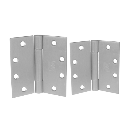 PBB CP81 Standard Weight 3-Knuckle Concealed Plain Bearing Steel Hinge, Full Mortise