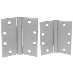 PBB CP51 Standard Weight 3 Knuckle Concealed Plain Bearing Stainless Steel Hinge, Full Mortise
