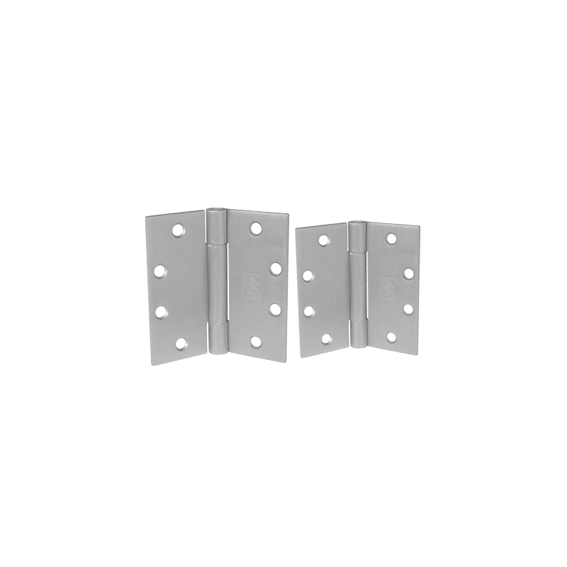 PBB CP51 Standard Weight 3 Knuckle Concealed Plain Bearing Stainless Steel Hinge, Full Mortise