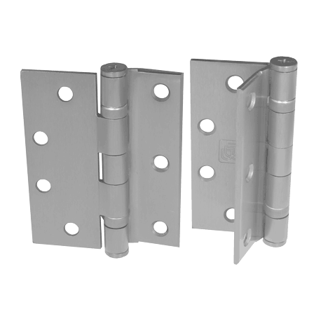 PBB BB5245 5 Knuckle Ball Bearing Stainless Steel 4.5" Hinge, Half Mortise Standard Weight