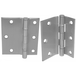 PBB BB5345 5 Knuckle Ball Bearing Stainless Steel 4.5" Hinge, Full Surface Standard Weight