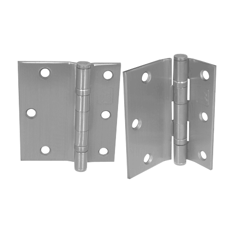 PBB BB5345 5 Knuckle Ball Bearing Stainless Steel 4.5" Hinge, Full Surface Standard Weight