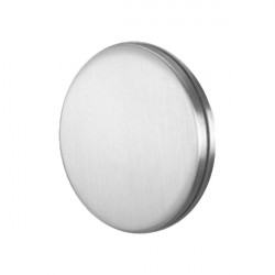Modric 2157Q Circular Escutcheon With Swing Cover For Lever Keys, Satin Stainless Steel
