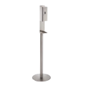 Modric SS2450ST Electronic Soap Dispenser 'Moveable' Stand Only With Drip Tray, Satin Stainless Steel
