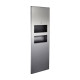 Modric 2480 Recessed Paper Towel Dispenser and Bin Panel, Satin Stainless Steel