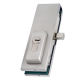 Modric 810L Allgood Lock Centre Patch Fitting, Satin Stainless Steel