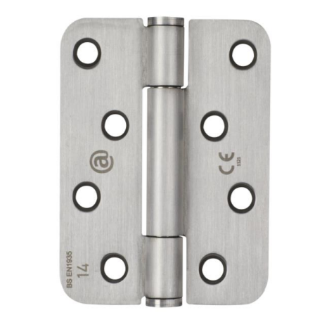 Modric 8066RE Grade 316 Concealed Bearing Butt Hinges, Satin Stainless Steel