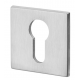 Modric 797 Mode Square Escutcheon For Euro Profile Cylinder, Satin Stainless Steel