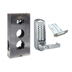 Codelocks CL610 & CL615 Gate Box Kit, Includes Codelock, Weldable Gate Box & Latch Bracket