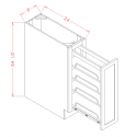  BT9PO-SW Full Height Door Base Kit with Shelf Pullout, Capital Collection