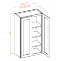 W2742-SA Double Door Wall Cabinets - 42"H, Capital Collection