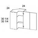  WER2435-VPB Wall Easy Reach Corner Cabinets, Altaeuro