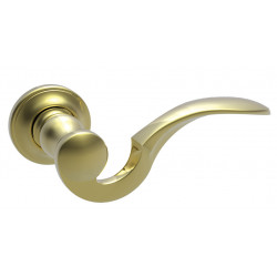 Von Morris 98824/51172 Wave Lever With Small Colonial Rose, Entry Mortise