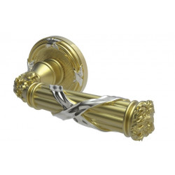 Von Morris 98823/52262 Large Ribbon & Reed Lever With Large Ribbon & Reed Rose,Entry Mortise