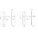 Von Morris 9193 Moorestown Escutcheon Sets With Small Moorestown Lever, Entry Mortise
