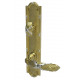 Von Morris 9142 Small Ribbon & Reed Escutcheon Sets With Small R&R Lever, Entry Mortise