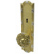 Von Morris 9141 Large Ribbon & Reed Escutcheon Sets With Large Ribbon & Reed Knob, Entry Mortise
