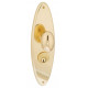 Von Morris 9130 Westown Escutcheon Sets With Large Oval Knob, Entry Mortise