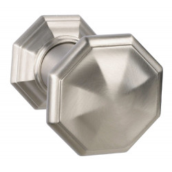 Von Morris 90817/58172 Small Moorestown Knob With Small Moorestown Rose, Entry Mortise