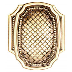 Von Morris 90729/57262 Weave Knob With Large Weave Rose, Entry Mortise