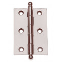 Von Morris 60 Solid Extruded Brass Loose Pin, Mortise Cabinet Hinge