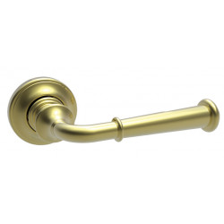 Von Morris 21011 Small Turned Lever With Small Colonial Rose, Tubular Latch Sets