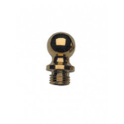 Von Morris 11-BF Ball Solid Brass Mortise Hinge Finial
