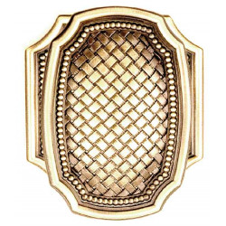 Von Morris 07272 Weave Knob With Large Weave Rose, Tubular Latch Sets