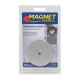 Magnet Source 07254 Magnetic Decor Hooks, holds through glass (2 pcs.)