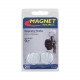 Magnet Source 072 White Magnetic Hooks (2 Pc)