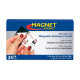 Magnet Source 40 Magnetic Buisness Cards with Adhesive 3.50"L x 2"W