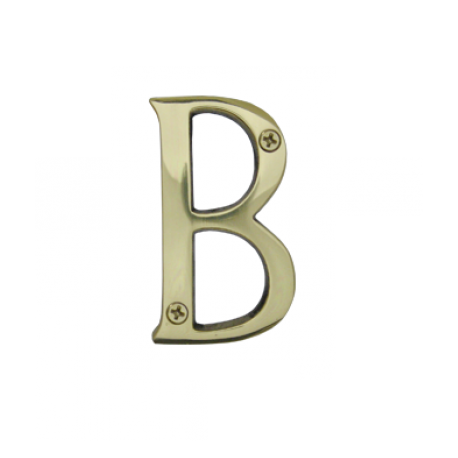 Cal-Royal SBL 3" or 4" Solid Brass Letter A-F