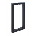 Cal Royal SQP-012 BLACK Back to Back Square Pull Handle for Wood Door