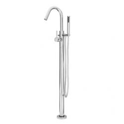 Pfister LG6-1MF Modern Single Hole Free-Standing Tub Filler with Hand Shower