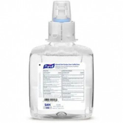 GOJO PURELL 6551-02 Advanced Hand Sanitizer Fragrance Free Foam,2 Pack, Clear