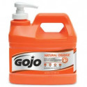 GOJO Natural Orange Hand Cleaner / Lotion with Pumice, 1/2 Gallon Pump Bottle