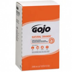 GOJO 7255-04 NATURAL ORANGE Pumice Hand Cleaner - 2000 mL, 4 Pack
