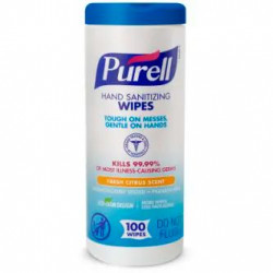 GOJO PURELL Hand Sanitizing Wipes - Non-Alcohol Formula 100 Count Canister