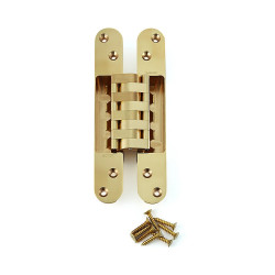 Sugatsune HES-3030BR/PB-N Brass Concealed Hinge, W/O Lacquer
