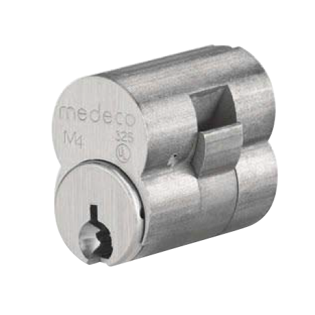 Medeco 310100CC BI R1 6 Pin Interchangeable Core Construction Core (Yale Style) Cut Keys Provided Separately – 12 Keys Maximum