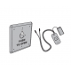 LCN 8310-3853 4-3/4" Square With Logo, Wireless Actuator Bollard Kit